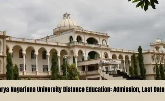 Acharya Nagarjuna University Distance Education