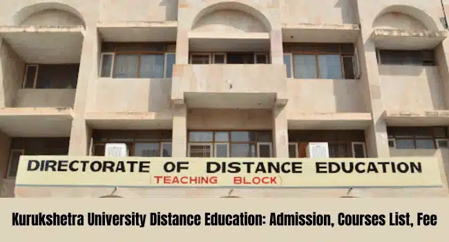 Kurukshetra University Distance Education