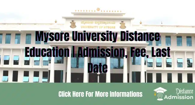 Mysore University Distance Education
