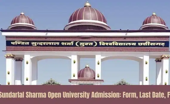 Pt Sundarlal Sharma Open University Admission