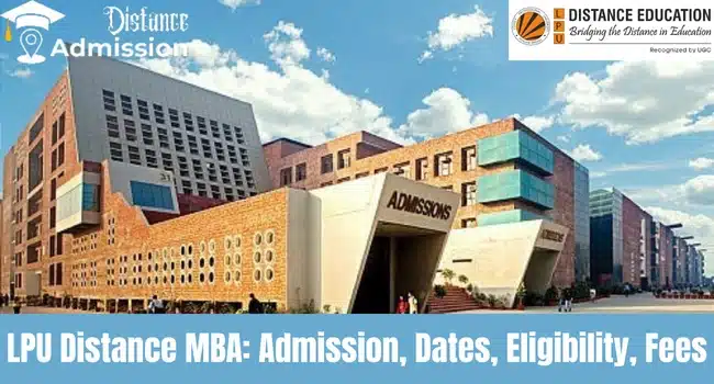 LPU Distance MBA