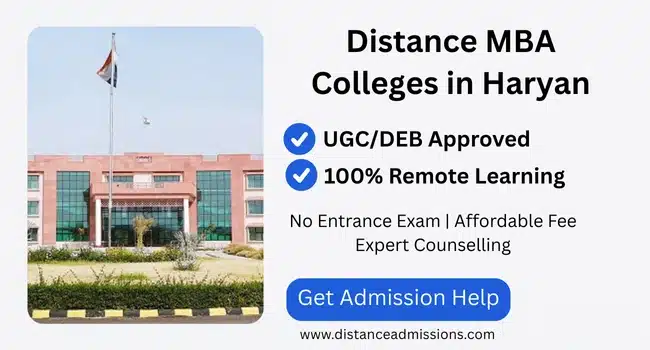 Distance MBA Colleges in Haryana
