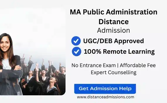 MA Public Administration Distance