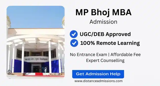 MP Bhoj Open University MBA