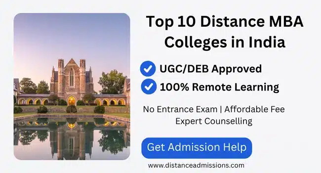 Top 10 Distance MBA Colleges in India