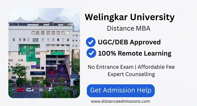 Welingkar University Distance MBA